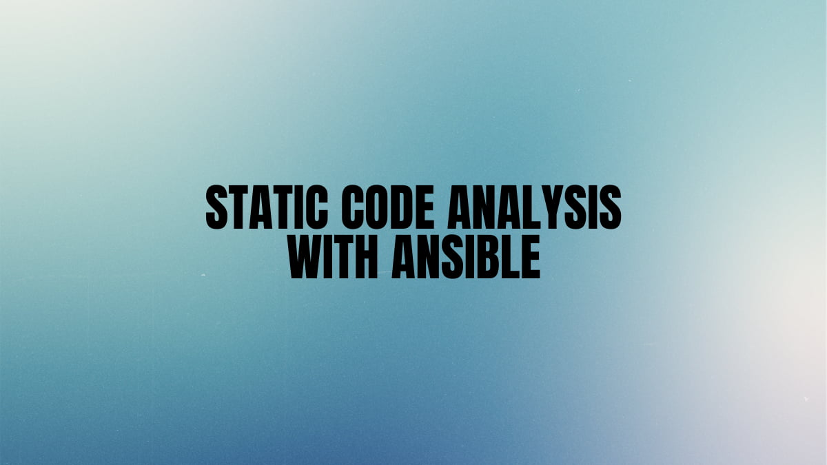 static-code-analysis-with-ansible-labs-madisoft